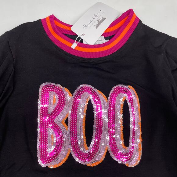 NWT Blended Spirit Size 7 Boo Sparkle Sweatshirt - Picture 2 of 4